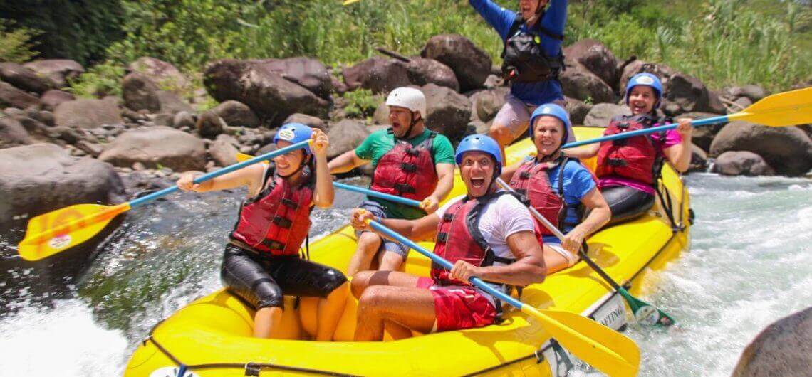 arenal white water rafting