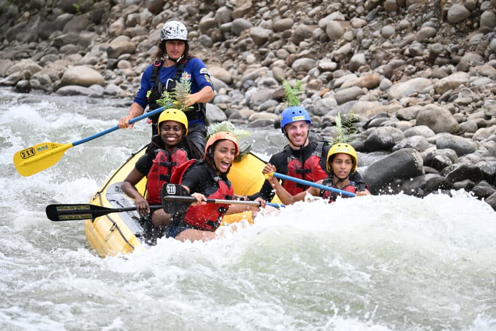 rio balsa rafting class II and III