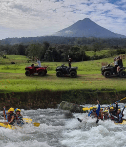 rafting and atv tour in la fortuna
