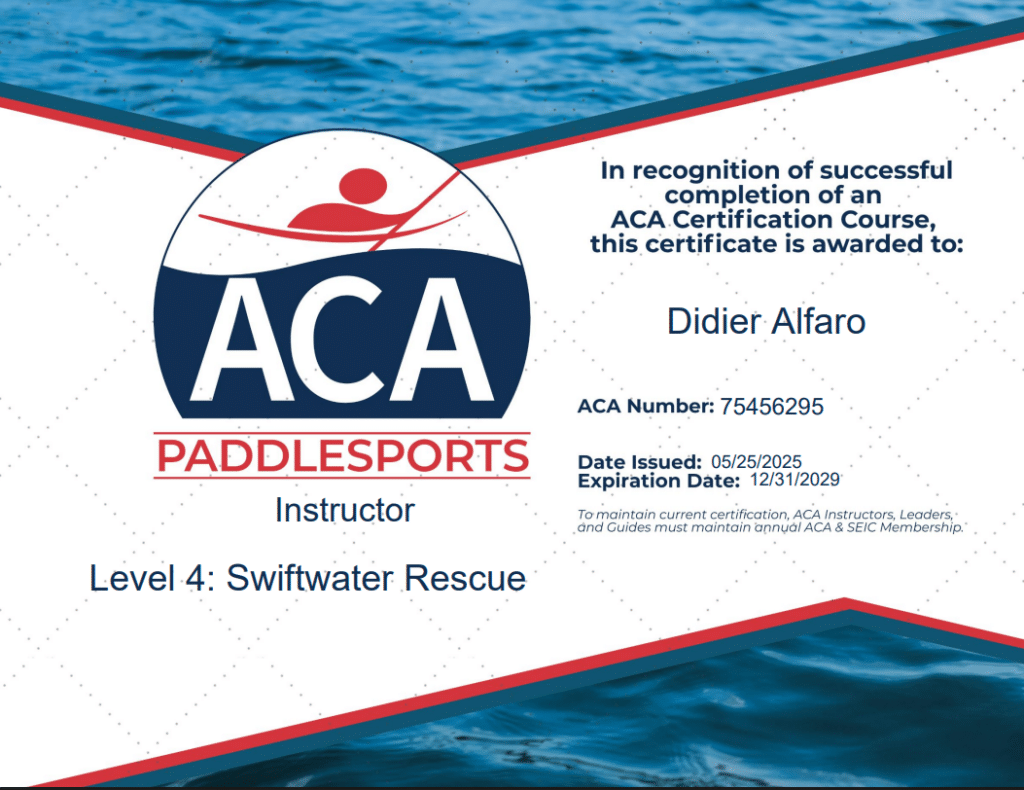 ict rafting license costa rica